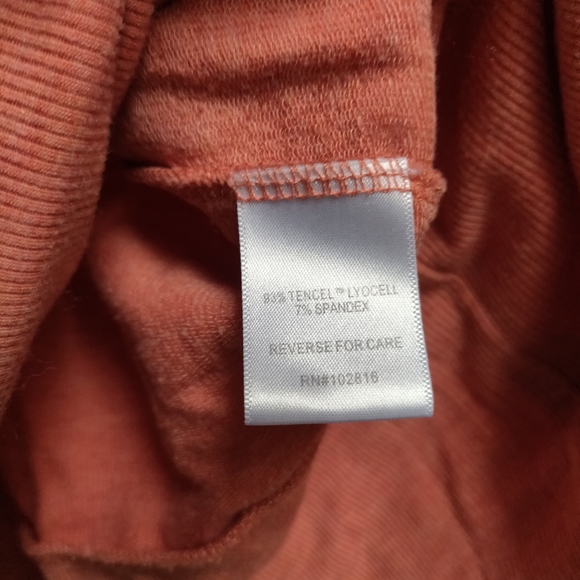 Garnet Hill Cowl Neck Knit Tunic Ginger Heather Size Small - Picture 8 of 9